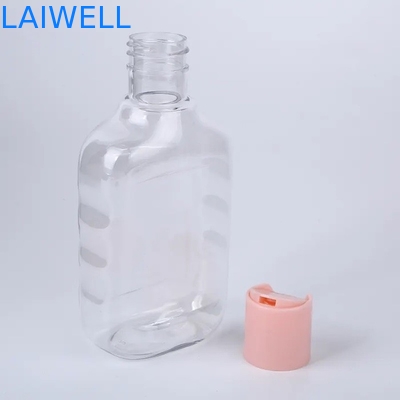 Бутылок лосьона квадрата ЛЮБИМЦА 73*41*145MM 250ML Eco пластмасовые контейнеры прозрачных многоразовые для домашней организации