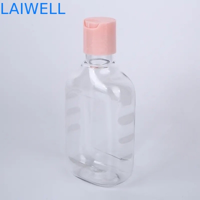 Бутылок лосьона квадрата ЛЮБИМЦА 73*41*145MM 250ML Eco пластмасовые контейнеры прозрачных многоразовые для домашней организации
