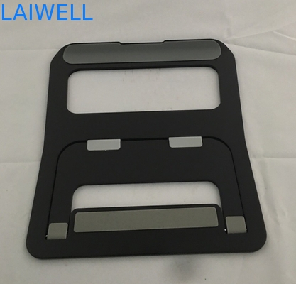 Поднос ноутбука черной стойки металла 230*210*4mm Macbook анодируя алюминиевый