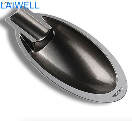 Черный гальванизированный процесс литья под давлением из цинкового сплава 165*35 мм Многоразовая винтажная личная портативная металлическая карманная пепельница