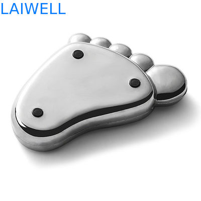 Мода Креативный Практичный Серебристо-серый Гальванический Процесс Литья под давлением Цинковый сплав Винтажная Карманная Пепельница 6,5*9 см