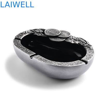 ODM OEM Sandblasting портативная коррозионная устойчивость Ashtray кармана металла