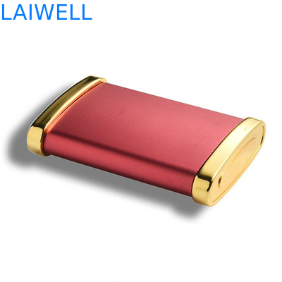Розовый антиржавейный Ashtray металла Ashtray нержавеющей стали 90*135mm с крышкой