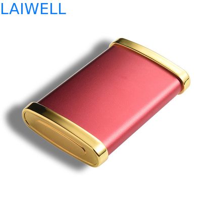 Розовый антиржавейный Ashtray металла Ashtray нержавеющей стали 90*135mm с крышкой