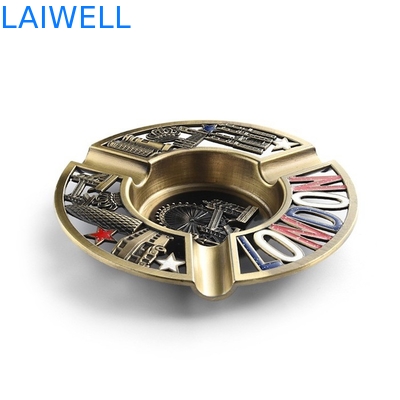 Подгонянный Ashtray металла Rohs 118mm круглый/портативный Ashtray сигареты
