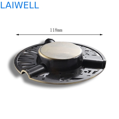 Подгонянный Ashtray металла Rohs 118mm круглый/портативный Ashtray сигареты