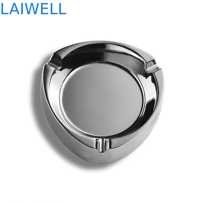 Современный серебряный полируя никель Ashtray кармана металла 83mm свободный