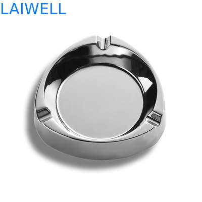 Современный серебряный полируя никель Ashtray кармана металла 83mm свободный