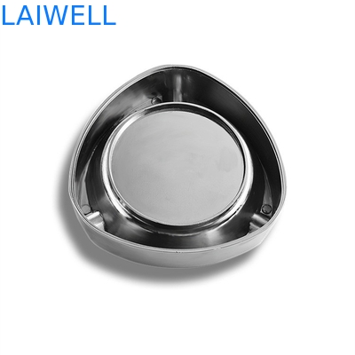 Современный серебряный полируя никель Ashtray кармана металла 83mm свободный