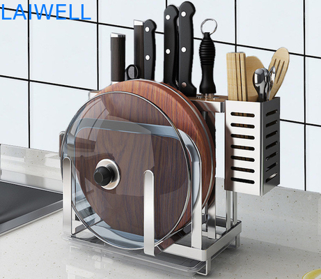 Стойка держателя разделочной доски Kitchenwares нержавеющей стали Anticorrosion 304 серебряная