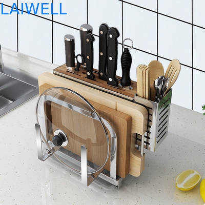Стойка держателя разделочной доски Kitchenwares нержавеющей стали Anticorrosion 304 серебряная