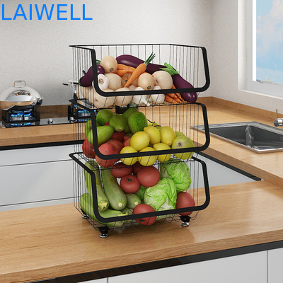 Овоща Kitchenwares нержавеющей стали черноты OEM шкаф съемного разнослоистого включая в набор отложенных изменений