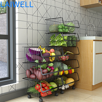 Овоща Kitchenwares нержавеющей стали черноты OEM шкаф съемного разнослоистого включая в набор отложенных изменений