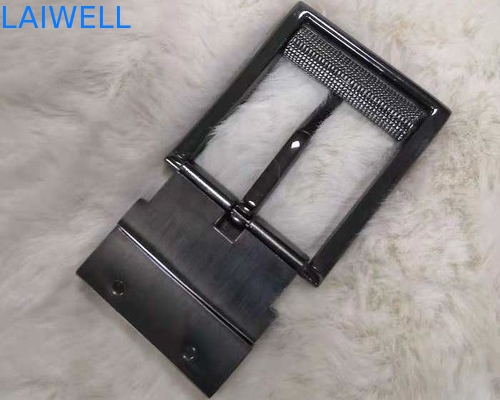 Электронный покрывая цвет черноты пряжки пояса сплава цинка 34MM с винтами
