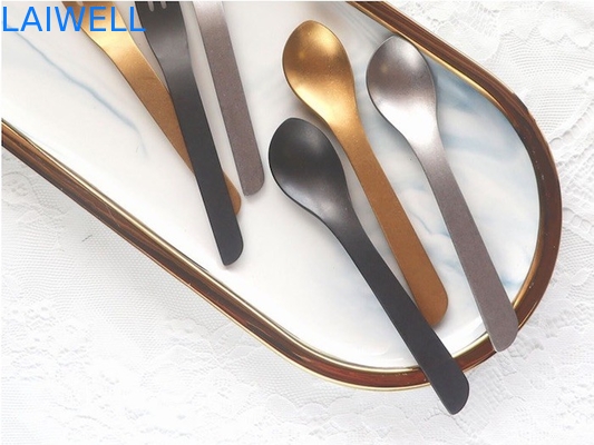 13.6CM 304 набора Flatware нержавеющей стали заморозило наборы столового прибора десерта 2 частей