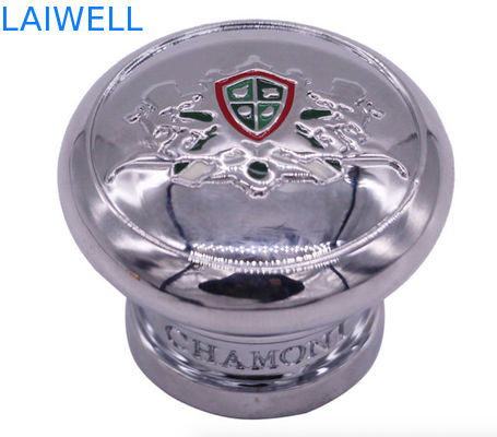 Индивидуальные колпачки для флаконов духов из цинкового сплава методом литья под давлением с серебристо-серым покрытием для элитных флаконов духов