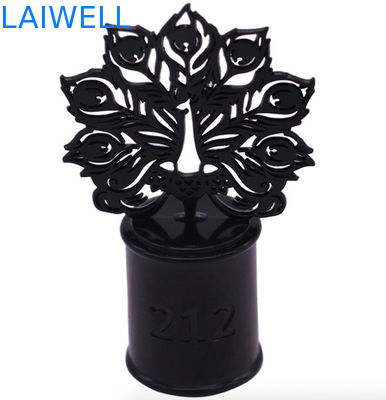 Прочная плакировка цвета крышек флакона духов высоты 72mm черная