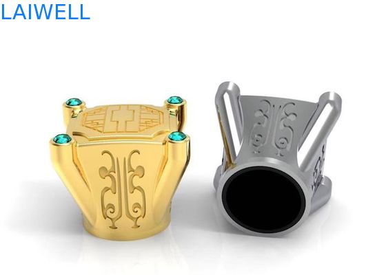 Патент крышек флакона духов акрилового диаманта цвета золота верхний подгонянный